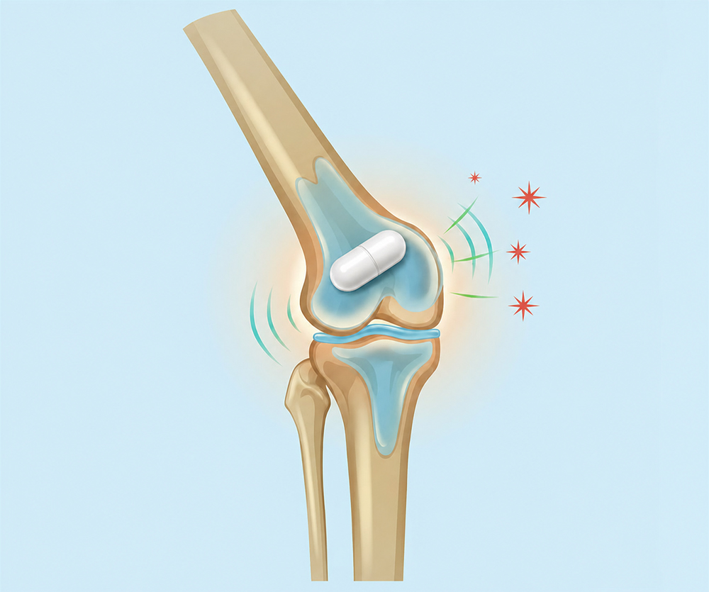 Illustration of hip discomfort