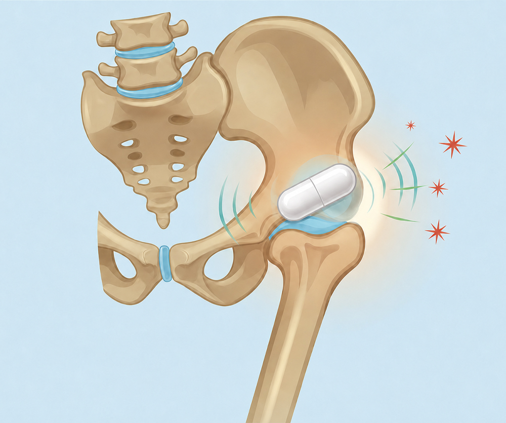Illustration of a painful joint