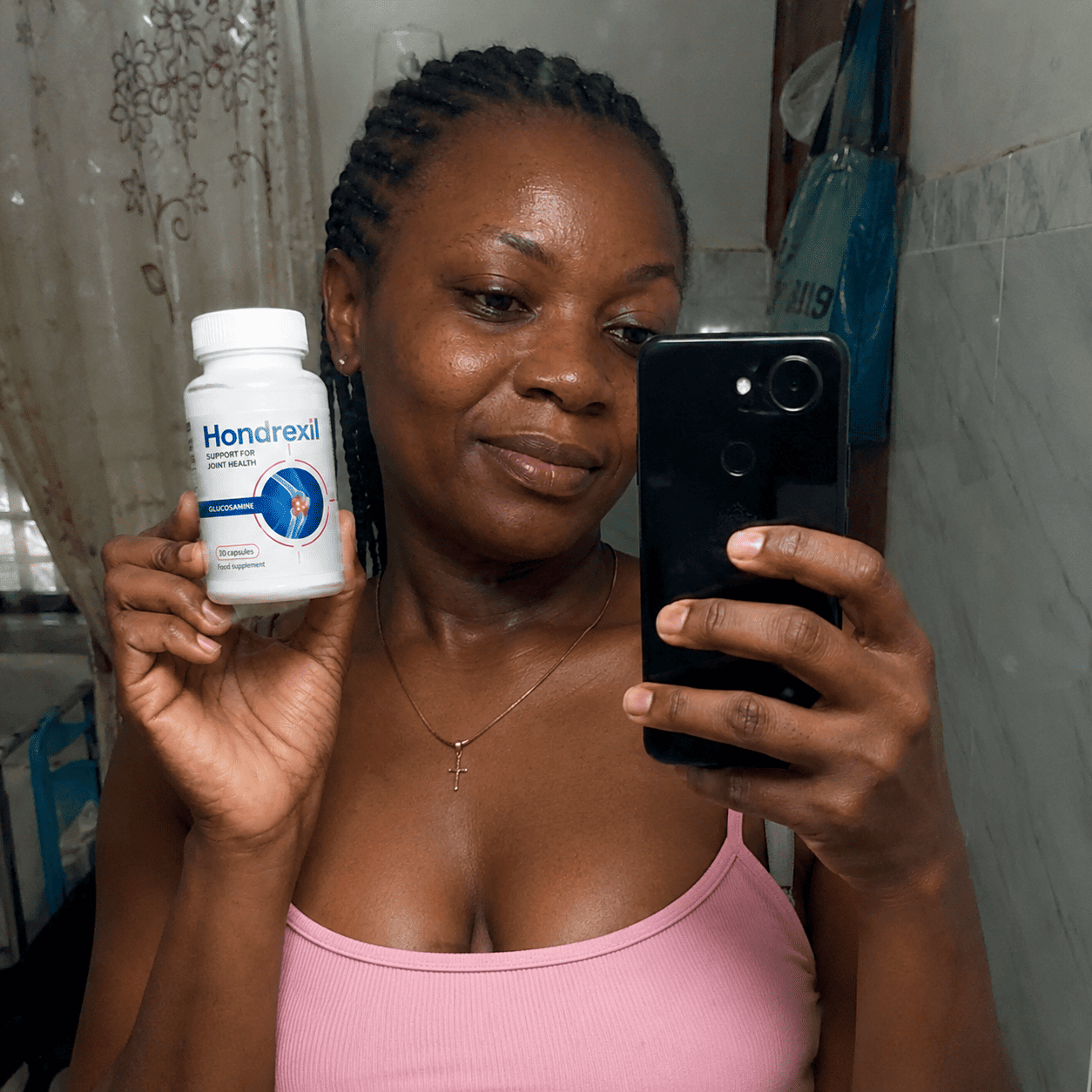Halima using Hondrexil