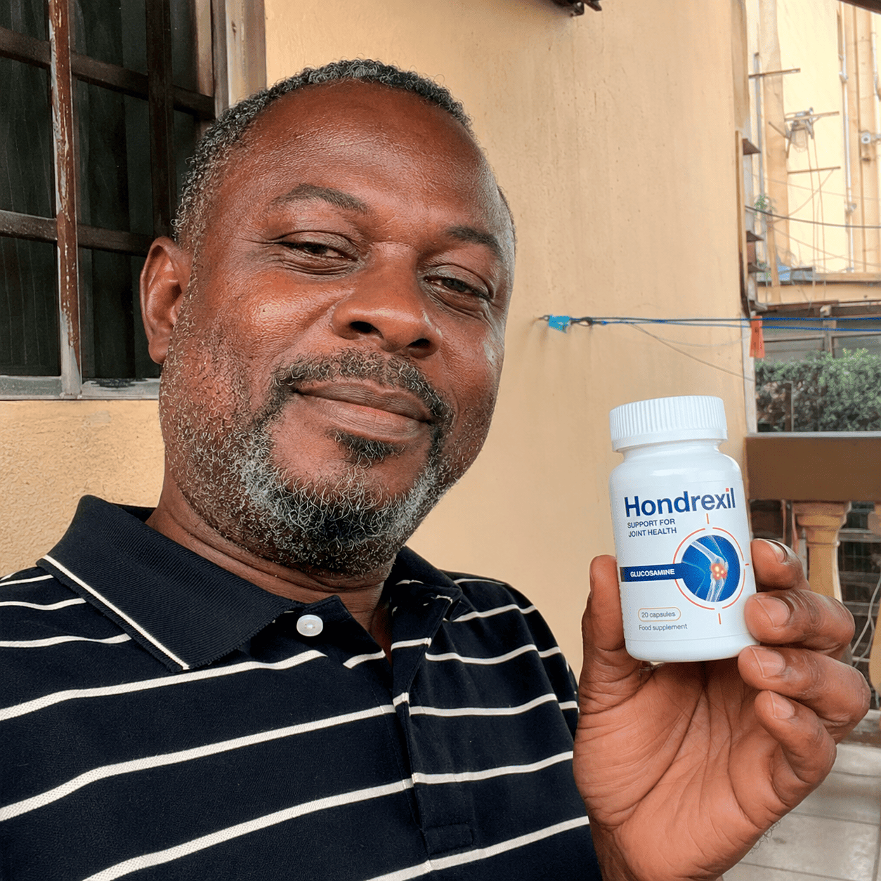 Tunde using Hondrexil
